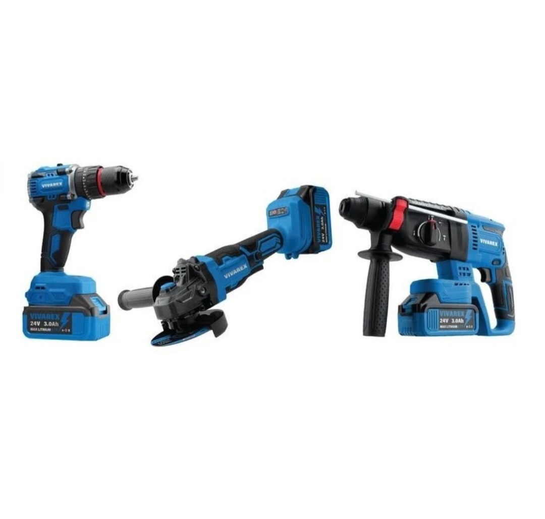 دریل پیچ گوشتی ویوارکس مدل VR2403-BCK مجموعه سه عددی