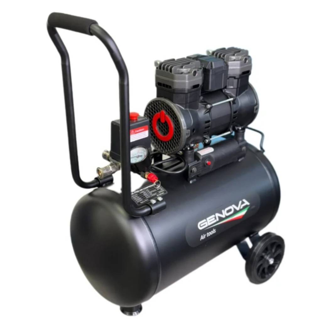 کمپرسورباد 50 لیتری سایلنت  مدل 1390BF50-2 جنووا