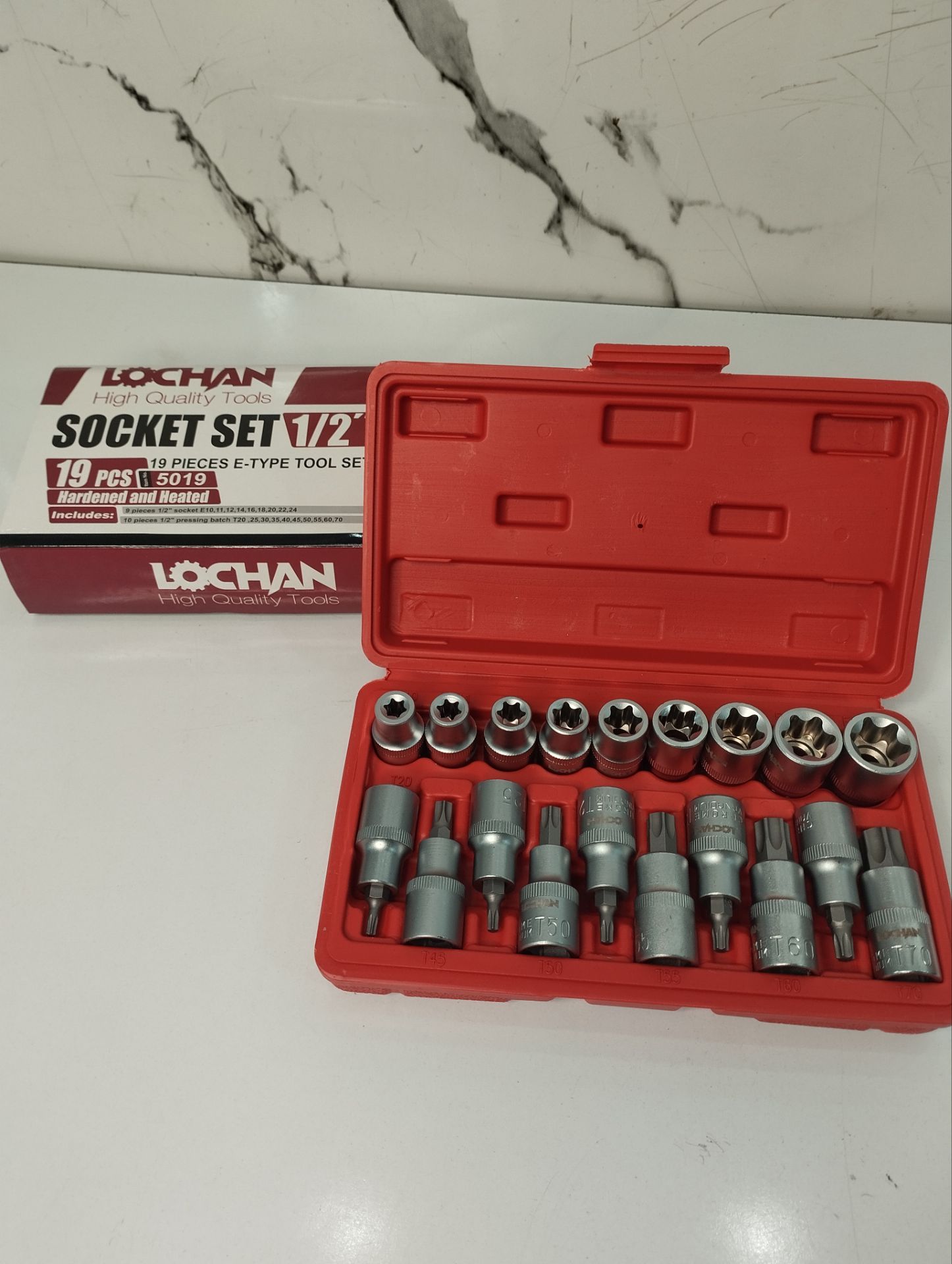 جعبه بکس 19پارچه لوچان  E&T