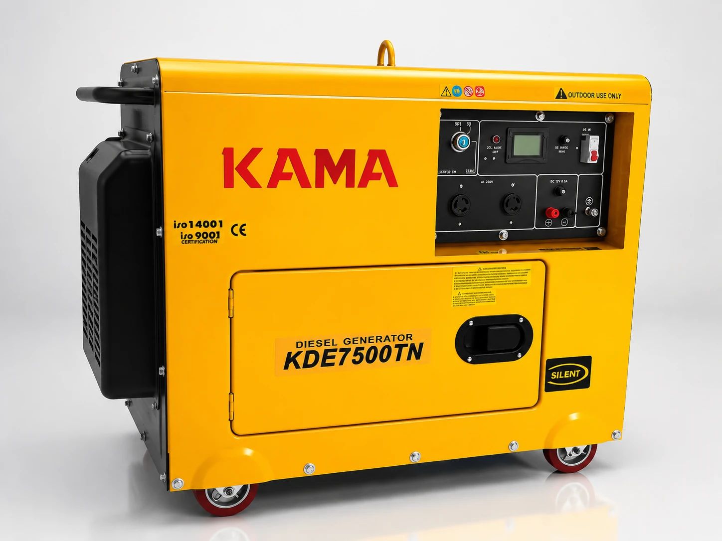 موتور برق دیزلی کاما 5.5 کیلووات مدلKDE7500TN تک فاز سایلنت