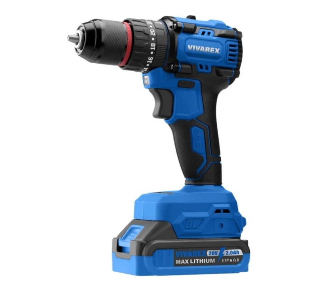 دریل شارژی چکشی براشلس ویوارکس مدل VR2010-BLX